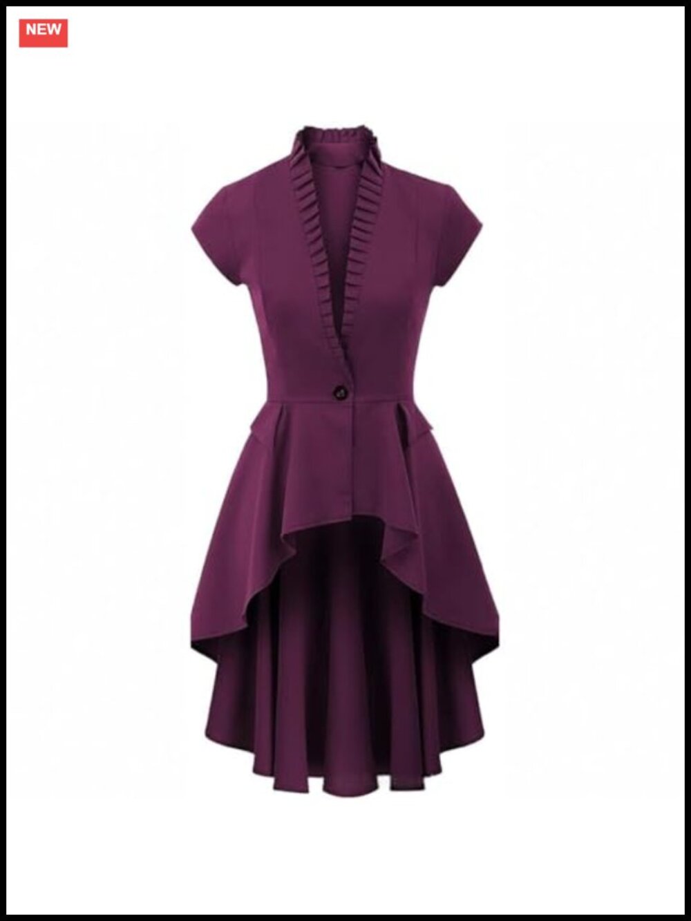 Gothic Steampunk Tailcoat Jacket Victorian Renaissance Waterfall Waistcoat